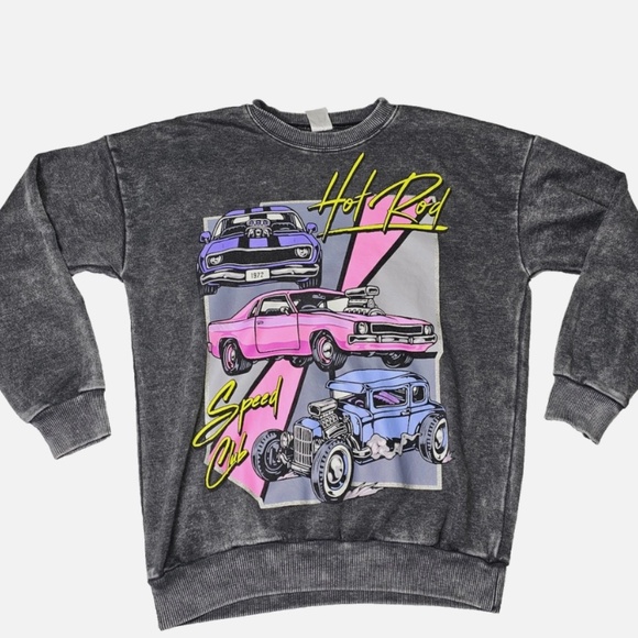 No Boundaries Tops - No Boundaries Hot Rod Crewneck